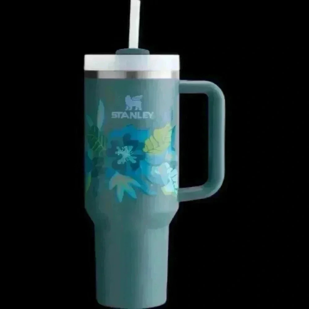Stanley THE MOTHER’S DAY  H2.0 FLOWSTATE™ TUMBLER | 40 OZ Blue Spruce Tropic